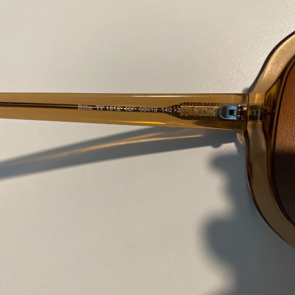 Tom Ford 56mm gradient light brown aviators
